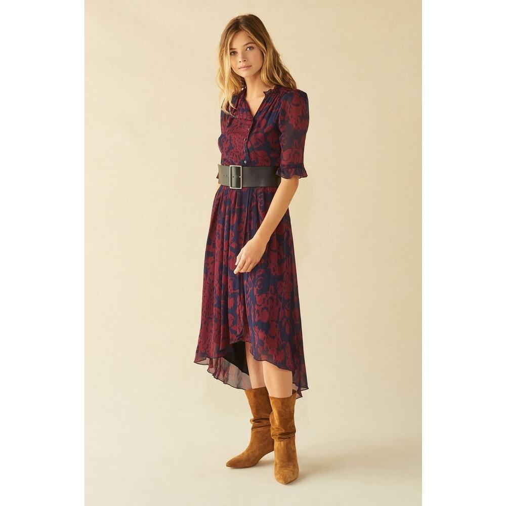 Ba&sh Baleares Midi Dress Size 1 - Picture 4 of 7